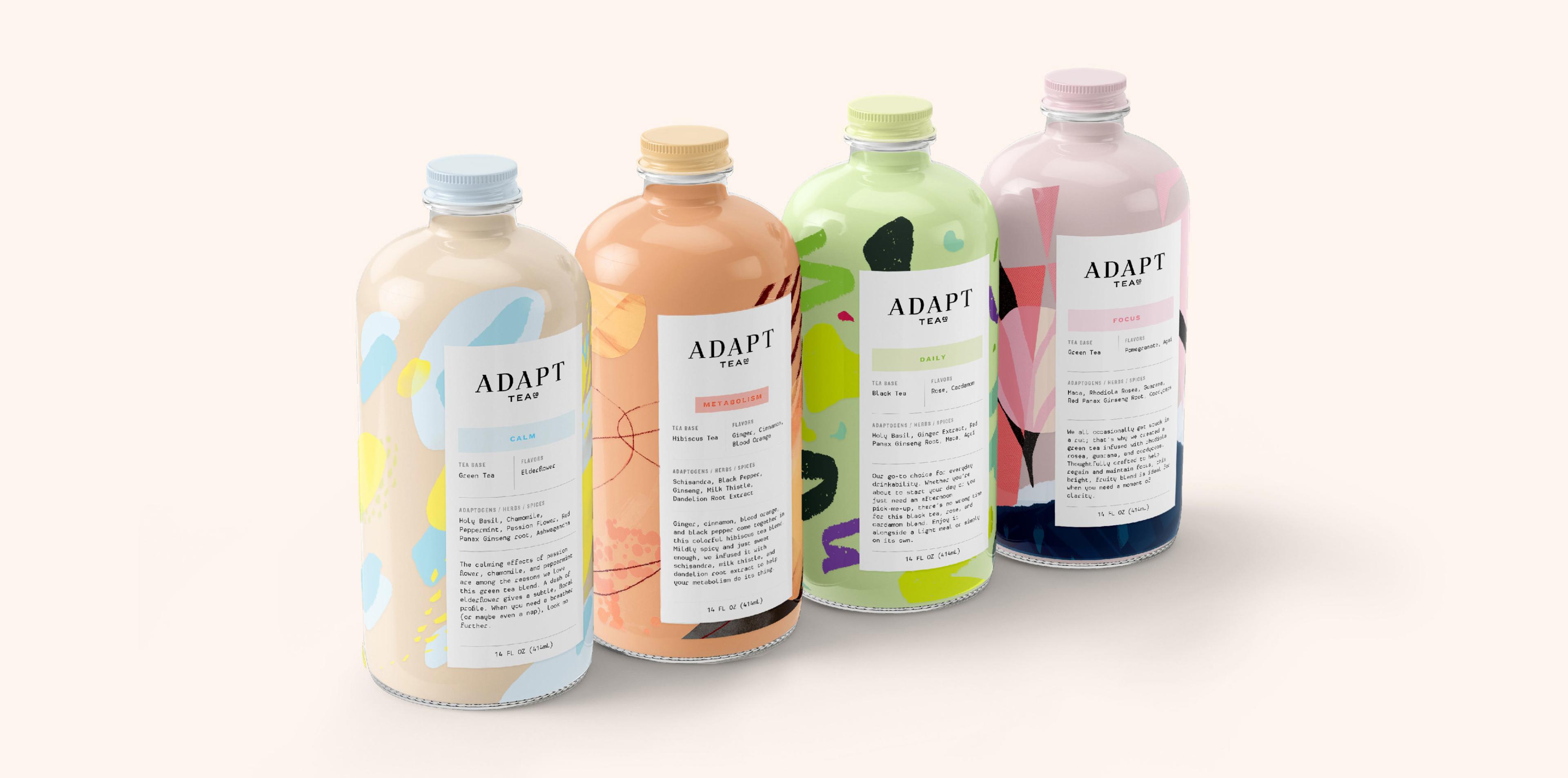 “An Artistic Approach to Packaging Design”, Interview with lead designer Chris Martinié on Adapt Tea’s new RTD line