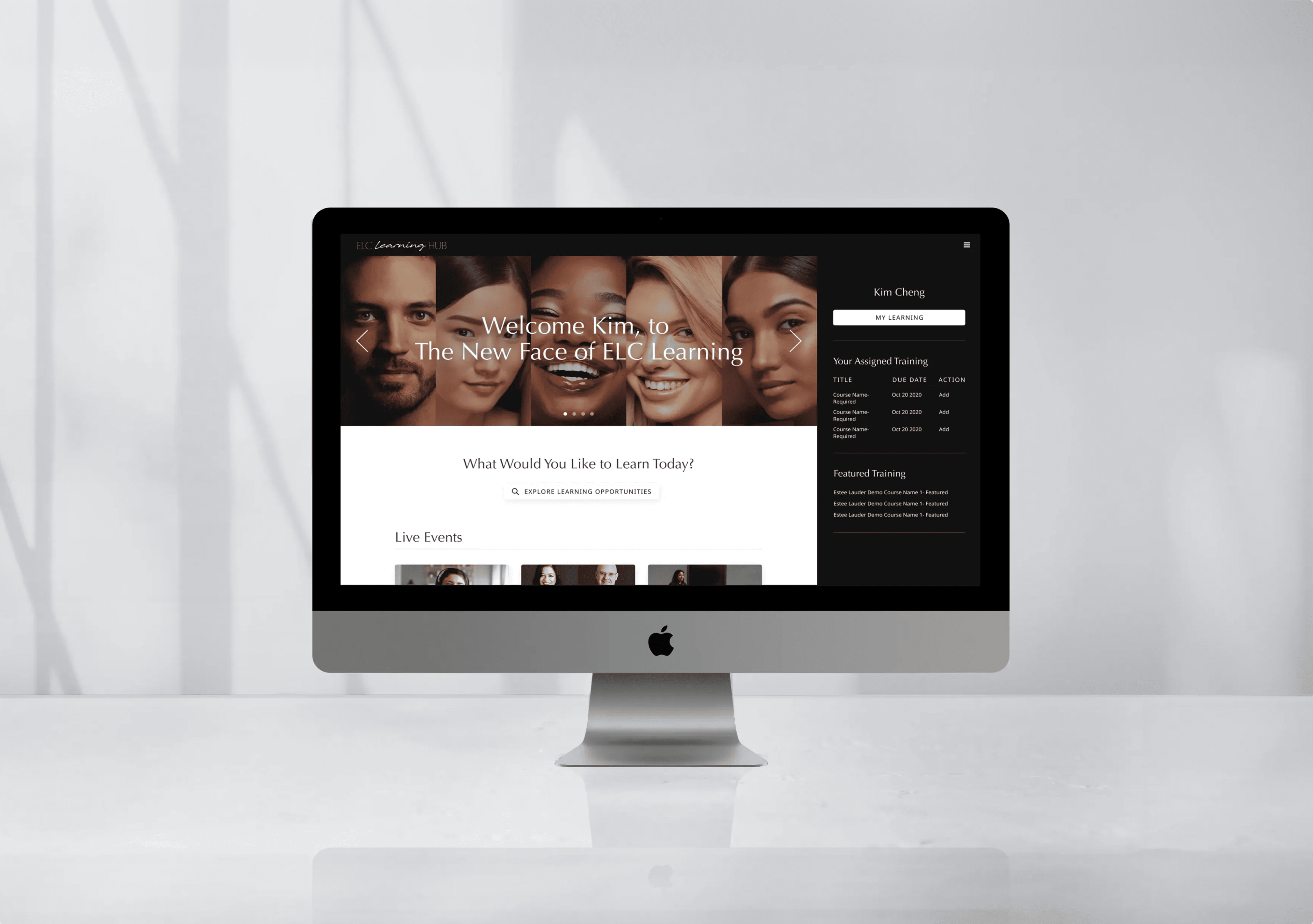 First-of-its-kind adaptive eLearning and upskilling platform for the global workforce of the world's largest prestige luxury beauty organization.
