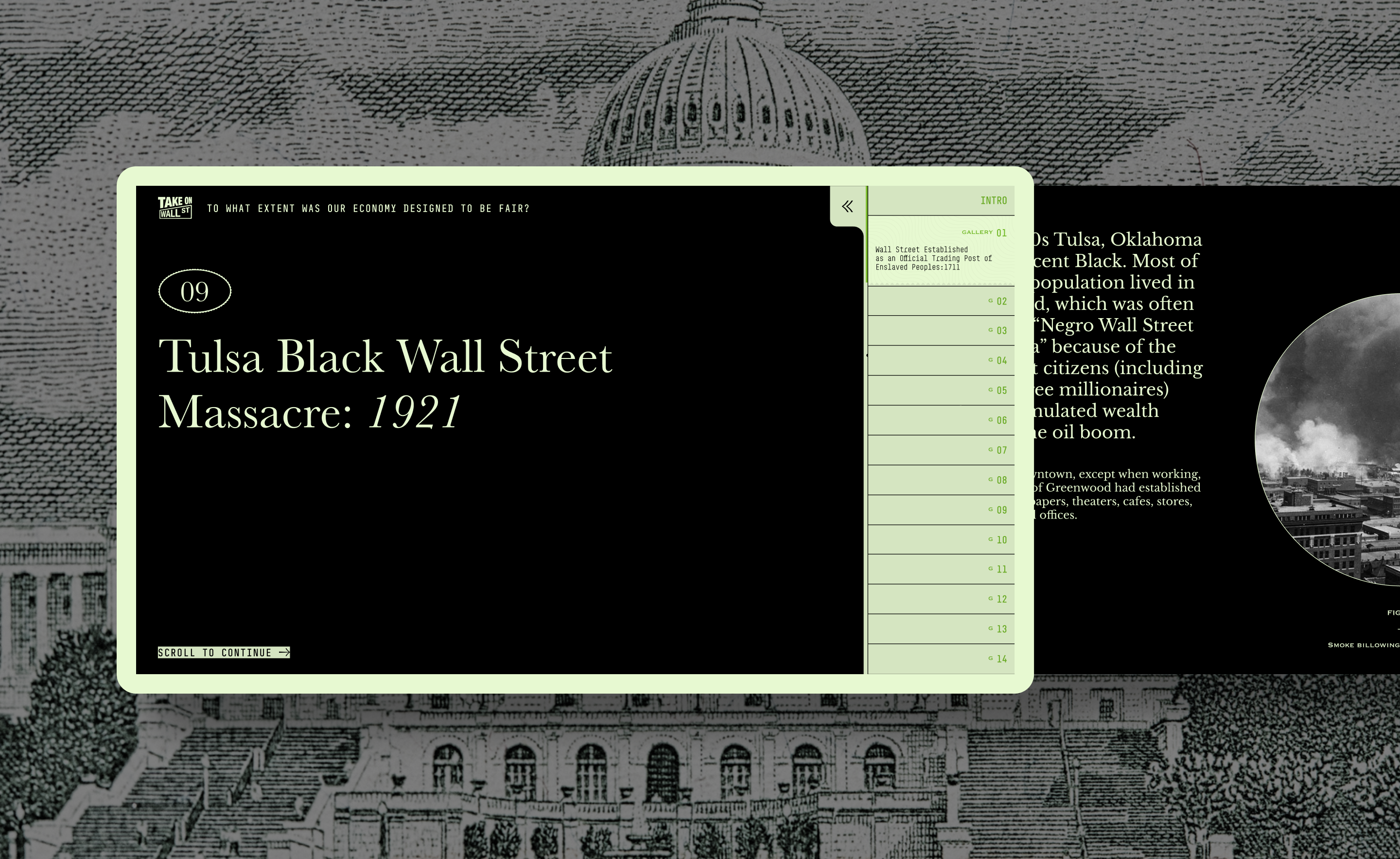 Interactive digital education experience design for a non-profit dedicated to policy change for a more equitable economy.